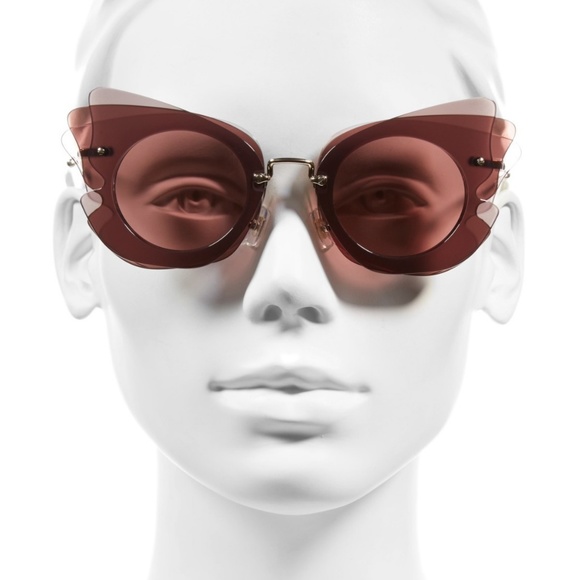 MIU MIU Multi Layered Butterfly Sunglasses NWT main image 7